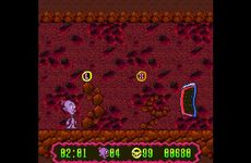 une photo d'Ã©cran de Super Widget sur Nintendo Super Nes